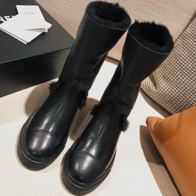 CHANEL 2018 LADIES LEATHER HALF BOOTS - 샤넬 여성 레더 하프부츠 CNL006 , 사이즈 (225 - 245)