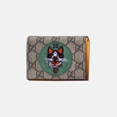 Gucci GG Supreme Card Case 506277 - 구찌 슈프림 카드지갑 GUC0254 11CM
