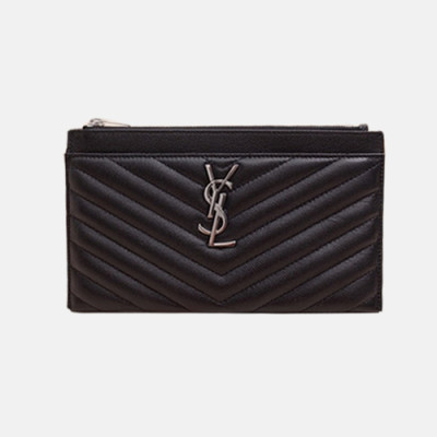 Saint Laurent 2018 Ladies  Matlase Monogram Mini Pouch 504922 - 입생로랑 마틀라세 모노그램 미니클러치 YSL0016 20.5CM