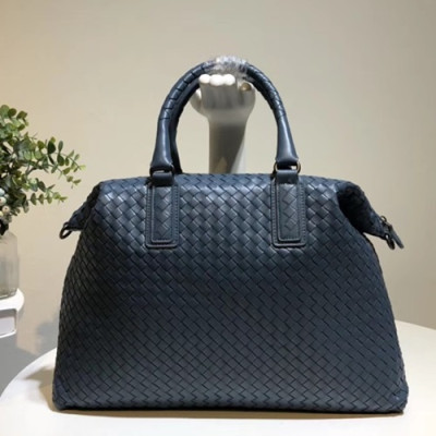 Bottega Veneta Leather Blue Women Tote Shoulder Bag,40cm - 보테가 베네타 레더 블루 여성용 토트 숄더백 8306-1,BVB0103,40cm