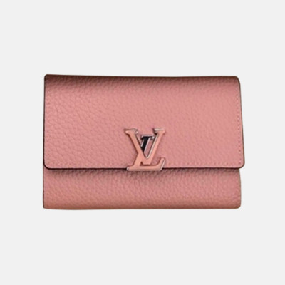 Louis Vuitton 2018 Ladies Taurillon Leather Capuc Compact Wallet M62156 - 루이비통 카푸신 컴팩트 월릿 LOU0443 13.5CM