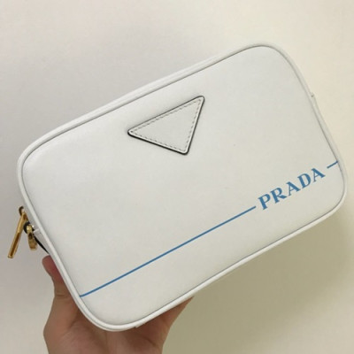 Prada 2018 Camera Shoulder Bag,21cm - 프라다 2018 카메라 남여공용 숄더백 ,1BH093-2,21cm,화이트