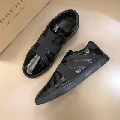 Burberry 2019 Mens Business Leather Sneakers - 버버리 남성 비지니스 레더 스니커즈 Bur0729x.Size(240 - 270).블랙