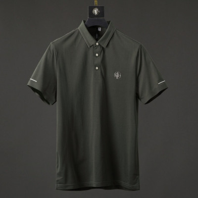 Ermenegildo Zegna  2019 Mens Business Polo Short Sleeved T-shirt - 에르메네질도 제냐 남성 비지니스 폴로 반팔티 Zeg0091x.Size(m - 3xl).3컬러(다크그린/그레이/블랙)