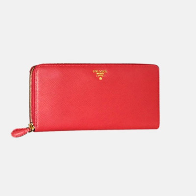 Prada 2019 Saffiano Zip Round Wallet 2ML188 - 프라다 사피아노 여성용 지퍼 라운드 장지갑 PRAW0021.21CM.레드