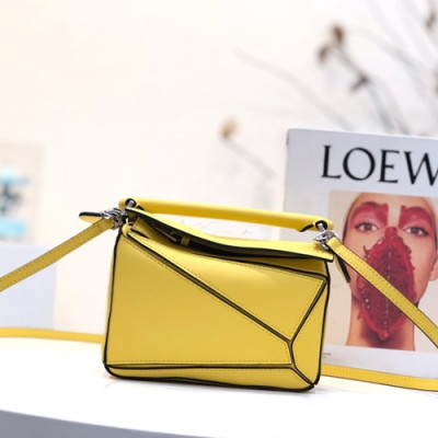 Loewe 2019 Puzzle Mini Shoulder Bag, 18CM - 로에베 2019 퍼즐 미니 숄더백 ,LOEB0125, 18CM, 옐로우