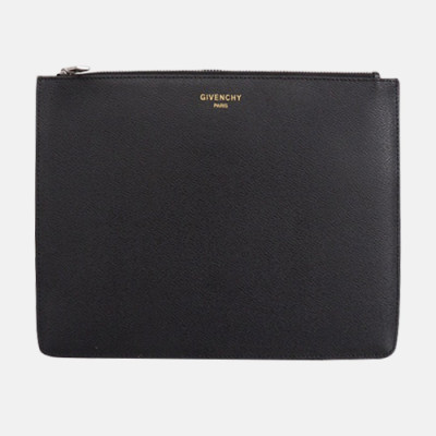 Givenchy 2019 Leather Clutch Bag,30cm - 지방시 2019 레더 남여공용 클러치백 GVB0187,30cm,블랙