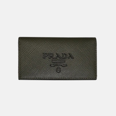 Prada 2019 Saffiano Card Holder 1MC122 - 프라다 사피아노 남여공용 카드 홀더 PRAW0132. 11CM.다크올리브