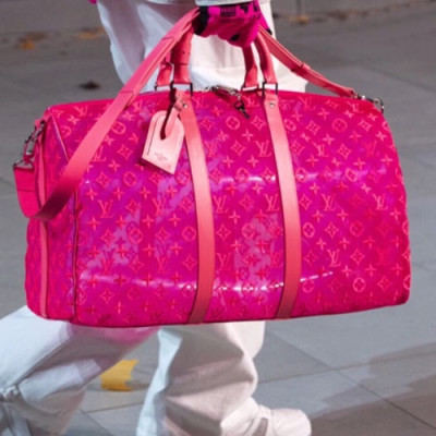 Louis Vuitton 2019 Keepall Bandouliere  Bag,45cm - 루이비통 2019 키폴 반둘리에 남여공용 여행가방 M53971,LOUB1639,45cm,핑크