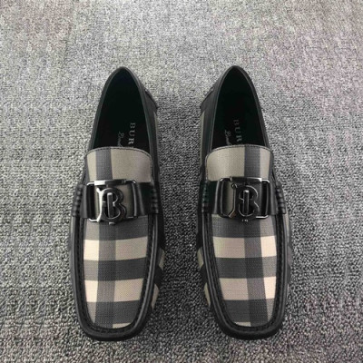 Burberry 2019 Mens Leather Loafer  - 버버리 2019 남성용 레더 로퍼 BURS0013,Size(245 - 265).그레이