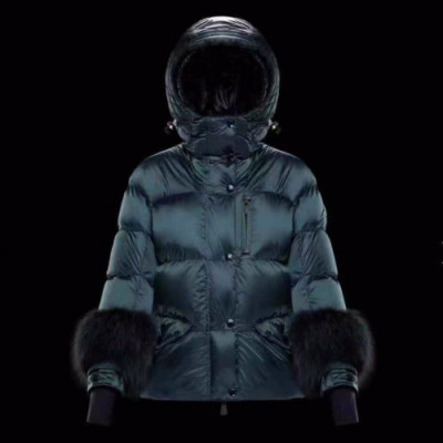 [매장판]Moncler 2019 Womens Patch Logo Modern Down Padding - 몽클레어 2019 여성 패치 로고 모던 다운 패딩 Moc0560x.Size(s - l).그린
