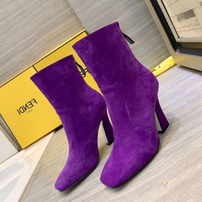 Fendi 2019 Ladies Suede High Heel Boots - 펜디 2019 여성용 스웨이드 하이힐 부츠  FENS0093,Size(225-250),퍼플