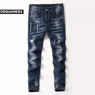 Dsquared2 2019 Mens Slim Fit Denim Pants - 디스퀘어드2 남성 슬림핏 데님 팬츠 Dsq0025x.Size(28 - 38).블루