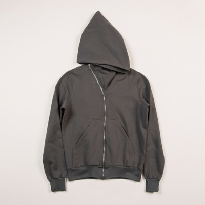 Rick Owens Mens Logo Cotton Zip-up Hooded - 릭오웬스 남성 로고 코튼 집업 후드티 Ric008x