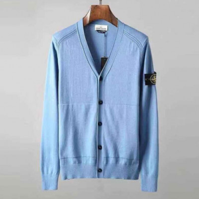 Stone Island 2019 Mens Casual Wool Cardigan - 스톤아일랜드 2019 남성 캐쥬얼 울 가디건 - sto40x