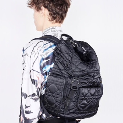 Dior 2019 Nylon Back Pack ,45cm - 디올 2019 나일론 남여공용 백팩,DIOB0461,45cm,블랙