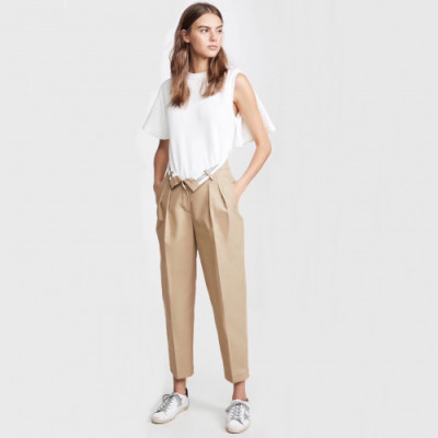 Alexsander Wang Womens Casual Cotton Pants - 알렉산더왕 2019 여성 캐쥬얼 코튼 팬츠 Alw0029x.Size(s- l).2컬러(블랙/베이지)