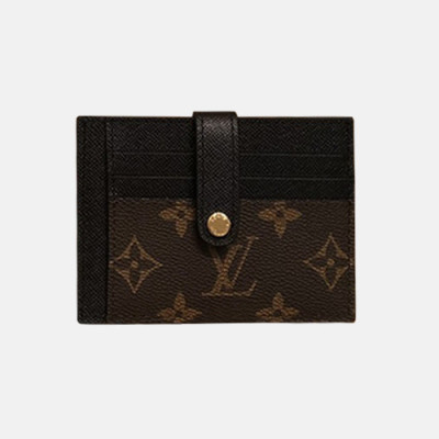 Louis Vuitton 2019 Monogram Card Purse -  루이비통 2019 모노그램 카드 퍼스,LOUW0324,블랙