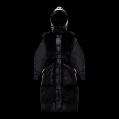 Moncler  2019 Mens Patch Logo Modern Goose Down Long Padding - 몽클레어 2019 남성 패치 로고 모던 구스다운 롱패딩 Moc01097x.Size(s - l).블랙