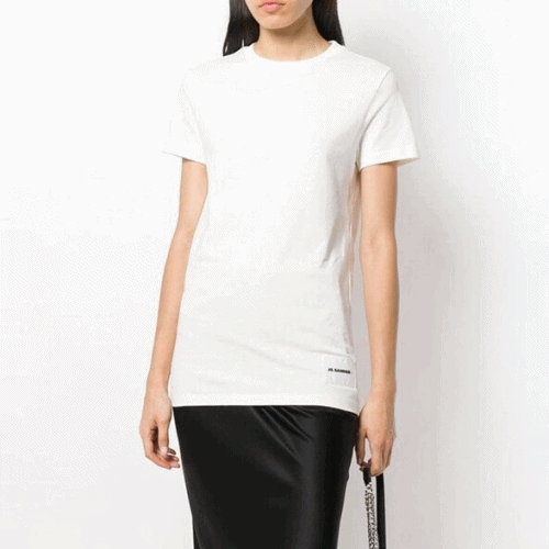 Jil Sander 2019 Mm/Wm Basic Crew-neck Cotton Short Sleeved Tshirt  - 질샌더 2019 남자 베이직 크루넥 코튼 반팔티 Jil001x.Size(s - 2xl).3컬러(화이트/그레이/블랙)