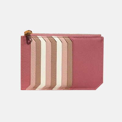 MiuMiu 2019 Leather Card Purse 5MC008 - 미우미우 2019 레더 여성용 카드 퍼스 MIUW0002, 15.5cm,핑크