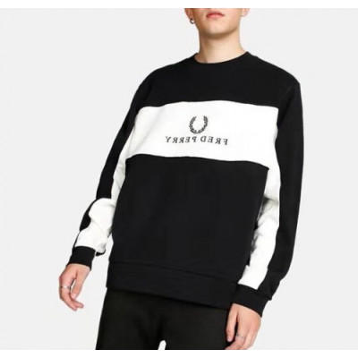 Fredperry 2020 Mens Logo Casual Cotton Tshirts - 프레드페리 2020 남성 로고 코튼 라운드티 Fre0010x.Size(s - xl).블랙