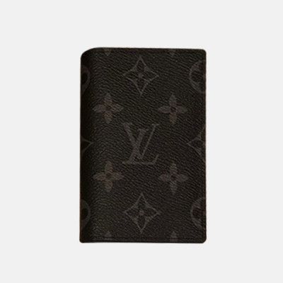 Louis Vuitton 2019 Canvas Card Purse M60256 - 루이비통 2019 남여공용 카드 퍼스,LOUW0380,Size(11cm),블랙