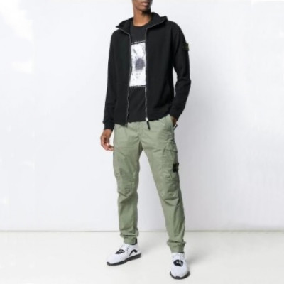 Stone Island 2020 Mens Logo Casual Cotton Pants - 스톤아일랜드 2020 남성 로고 캐쥬얼 코튼 팬츠 Sto0112x.Size(30 - 36).카키