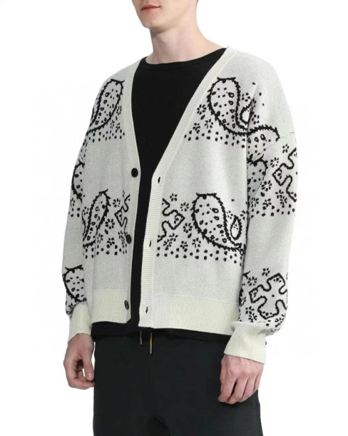 Amiri Mens V-neck Cardigan - 아미리 남성 브이넥 가디건 - ami78x