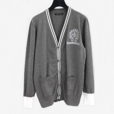 Chrome Hearts Mens V-neck Cardigan - 크롬하츠 남성 브이넥 가디건 - chr116x