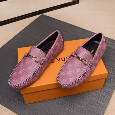Louis Vuitton 2020 Mens Leather Loafer - 루이비통 2020 남성용 레더 로퍼 LOUS0730,Size(240 - 280).핑크