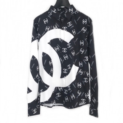 Chanel 2020 Mens Logo Silket Tshirts - 샤넬 2020 남성 로고 실켓 셔츠 Cha0554x.Size(m - 2xl).블랙