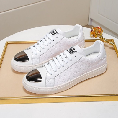 Armani 2020 Mens Leather Sneakers  - 알마니 2020 남성용 레더 스니커즈 ARMS0205,Size(240 - 270).화이트