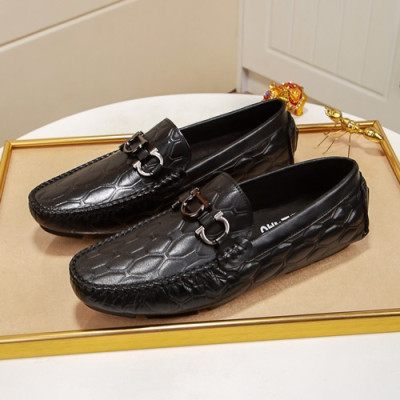 Ferragamo  2020 Mens Leather Loafer - 페라가모 2020 남성용 레더 로퍼 FGMS0283 ,Size(240 - 270).블랙