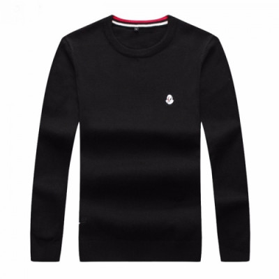 Moncler 2020 Mens Retro Logo Crew-neck Sweaters - 몽클레어 2020 남성 레트로 로고 크루넥 스웨터 Moc01507x.Size(l - 4xl).블랙