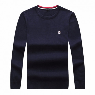 Moncler 2020 Mens Retro Logo Crew-neck Sweaters - 몽클레어 2020 남성 레트로 로고 크루넥 스웨터 Moc01508x.Size(l - 4xl).네이비