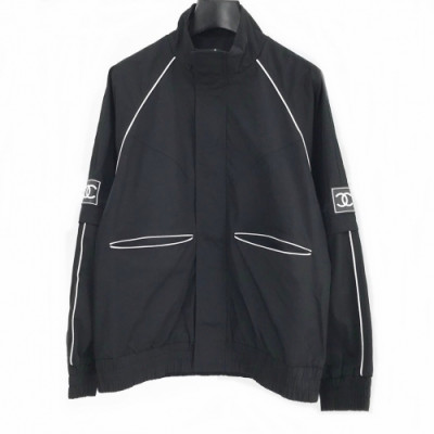 Chanel 2020 Mens Logo Casual Windproof Jackets - 샤넬 2020 남성 로고 캐쥬얼 방풍 자켓 Cnl0561x.Size(m - 2xl).블랙