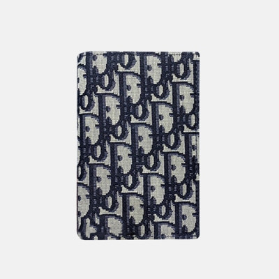 Dior 2020 Mm / Wm Canvas Passport Case ,13.5cm - 디올 2020 남여공용 캔버스 여권지갑 DIOW0021 ,13.5CM,블랙