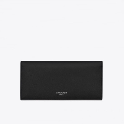 Saint Laurent 2020 Leather Wallet,556253  - 입생로랑 2020 남여공용 레더 장지갑 SLW0062,블랙