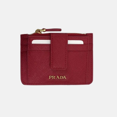 Prada 2020 Saffiano Ladies Card Purse, 1MC038 - 프라다 2020 사피아노 여성용 카드 퍼스,PRAW0168,12CM.레드