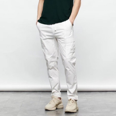 Stone Island 2020 Mens Logo Casual Cotton Pants - 스톤아일랜드 2020 남성 로고 캐쥬얼 코튼 팬츠 Sto0140x.Size(s - 2xl).화이트