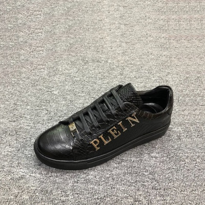Philipp Plein 2020 Mens Leather Sneakers - 필립플레인 2020 남성용 레더 스니커즈 PPS0237,Size(240 - 270).블랙
