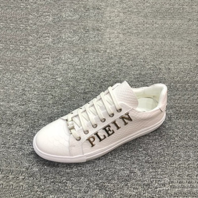 Philipp Plein 2020 Mens Leather Sneakers - 필립플레인 2020 남성용 레더 스니커즈 PPS0238,Size(240 - 270).화이트
