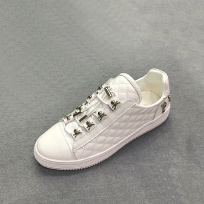 Philipp Plein 2020 Mens Leather Sneakers - 필립플레인 2020 남성용 레더 스니커즈 PPS0250,Size(240 - 270).화이트