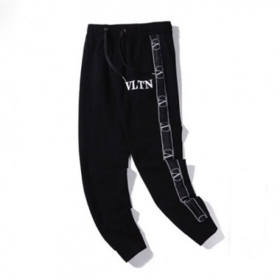 Valentino 2020 Mens Logo Casual Cotton Training Pants - 발렌티노 2020 남성 로고 캐쥬얼 코튼 트레이닝 팬츠 Val0381x.Size(m - 2xl).블랙