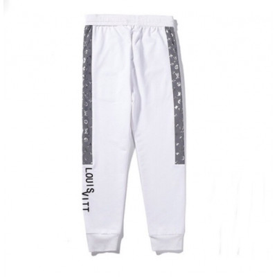 Valentino 2020 Mens Logo Casual Cotton Training Pants - 발렌티노 2020 남성 로고 캐쥬얼 코튼 트레이닝 팬츠 Val0382x.Size(m - 2xl).화이트