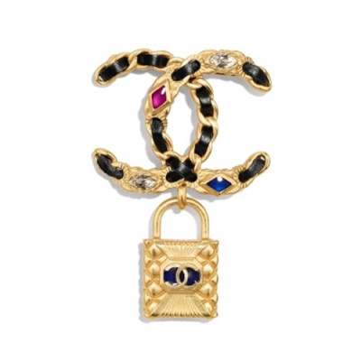Chanel 2020 Ladies Brooch - 샤넬 2020 여성용 브로치 ACC0258.(옐로우골드)