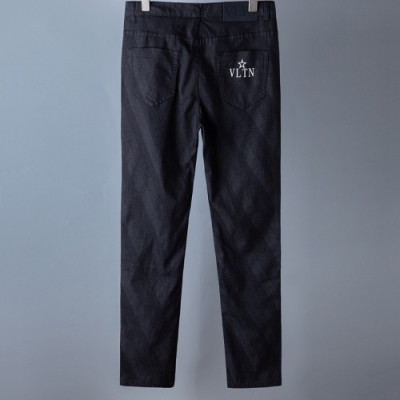 Valentino 2020 Mens Logo Denim Jeans - 발렌티노 2020 남성 로고 데님 청바지 Val0401x.Size(29 - 38).블랙