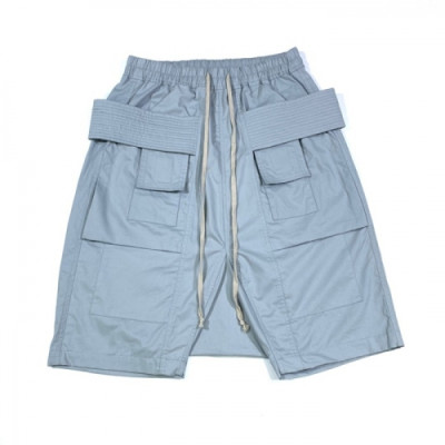 Rick Owens 2020 Mens Logo Casual Half Pants - 릭오웬스 2020 남성 로고 캐쥬얼 반바지 Ric0031x.Size(s - xl).블루