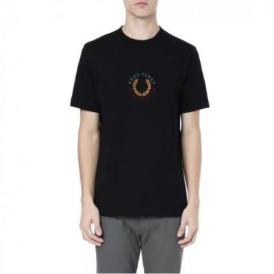Fredperry 2020 Mens Business Cotton Short Sleeved Tshirt - 프레드페리 2020 남성 신상 비지니스 코튼 반팔티 Fre0018x.Size(s - xl).블랙